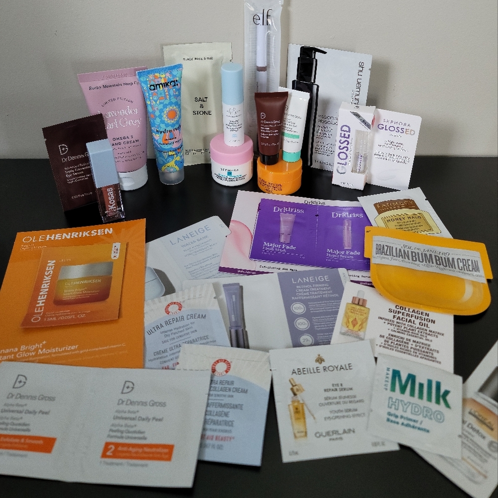 25+ Skincare Samples Lot